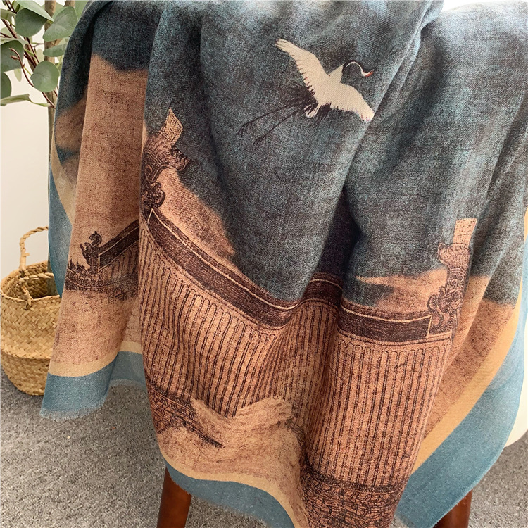Winter Clothing Hong Kong - Chales con borlas de Cachemira pura