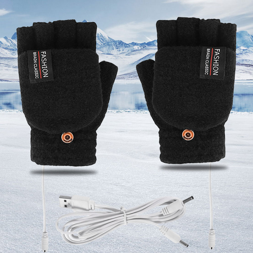 Heated Gloves Electric - Guantes térmicos de doble cara, lavables
