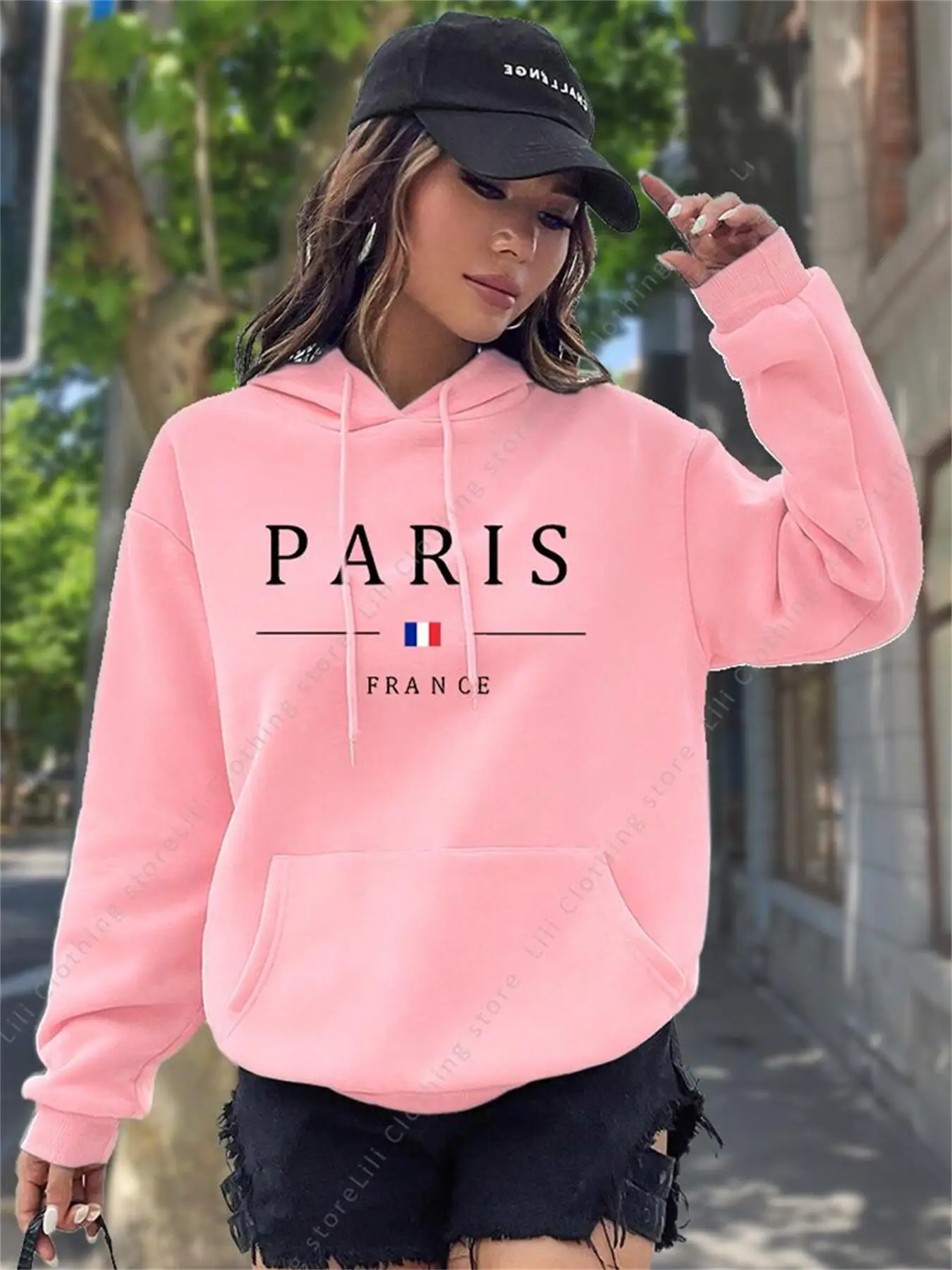Sudadera con Capucha y Estampa - Winter Clothing Drawing reseña y precio